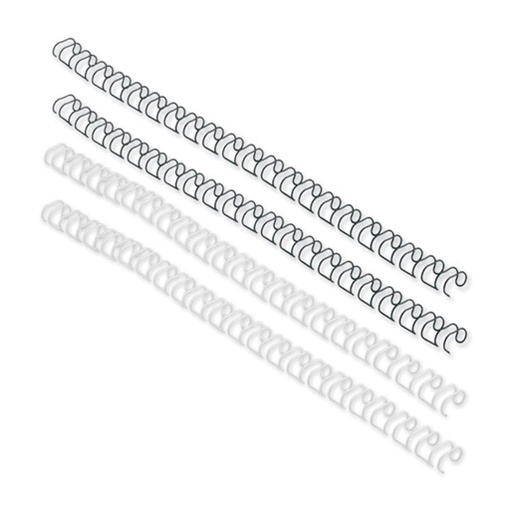 [220544] CANUTILLO METÁLICO WIRE-O 10MM CAJA 100 UDS  NEGRO