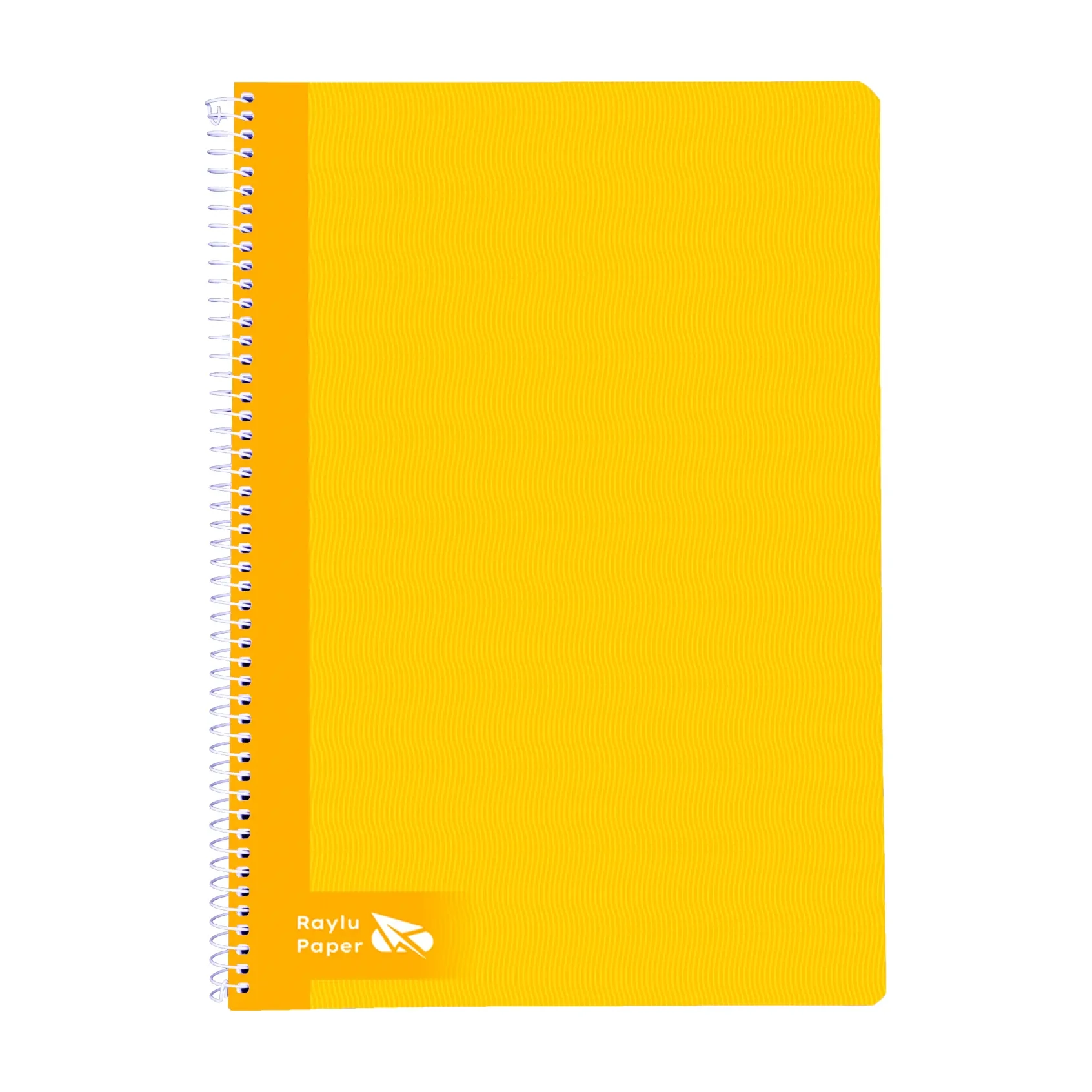 [004007] BLOC ESPIRAL A4 TAPA DURA 80 HOJAS 70 GRAMOS HORIZONTAL AMARILLO RAYLU