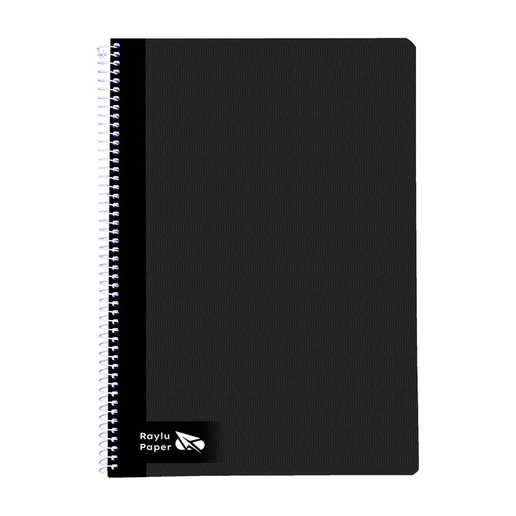 [004011] BLOC ESPIRAL A4 TAPA DURA 80 HOJAS 70 GRAMOS HORIZONTAL NEGRO RAYLU