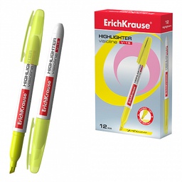 MARCADOR FLUORESCENTE AMARILLO V-15 PUNTA BISELADA 