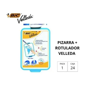 [120825] PIZARRA BLANCA INFANTIL BIC VELLEDA 19X26 CM