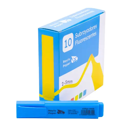 [081528] MARCADOR FLUORESCENTE RAYLU RAYLIGHT AZUL