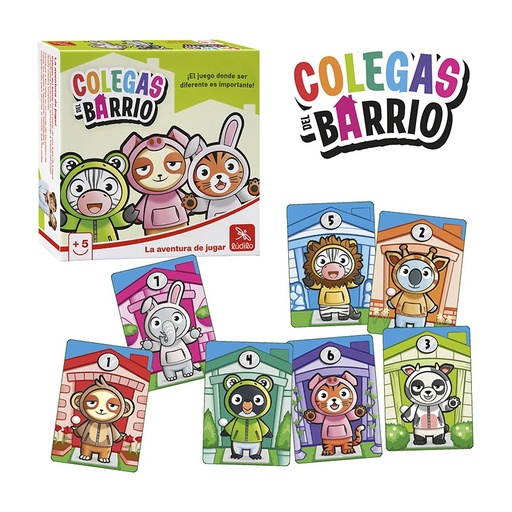 [710525] JUEGO DE MESA LUDILO COLEGAS DEL BARRIO