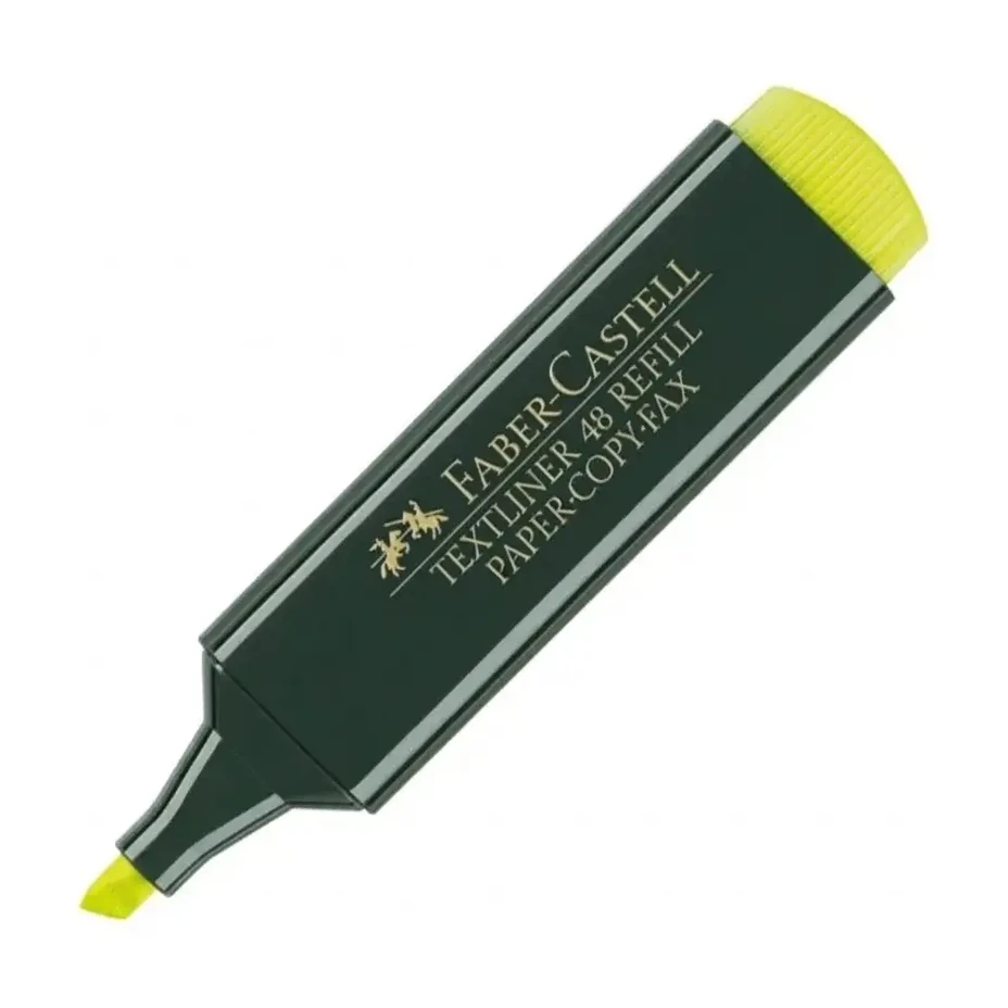 [080941] MARCADOR FLUORESCENTE FABER-CASTELL 48-07 AMARILLO