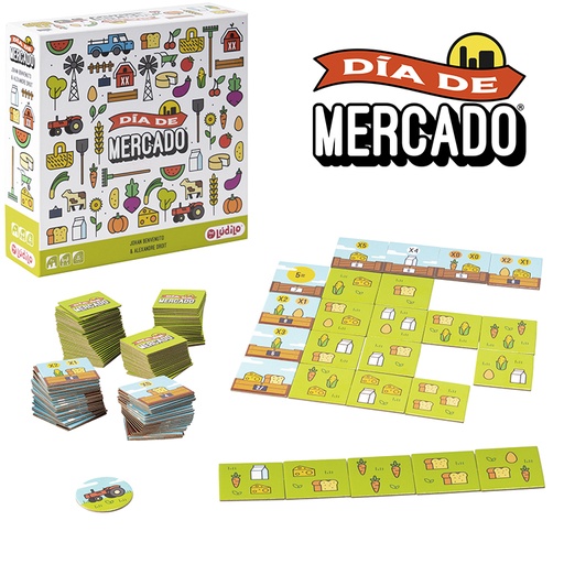 [710536] JUEGO FAMILIAR DE OBSERVACIÓN LUDILO DÍA DE MERCADO