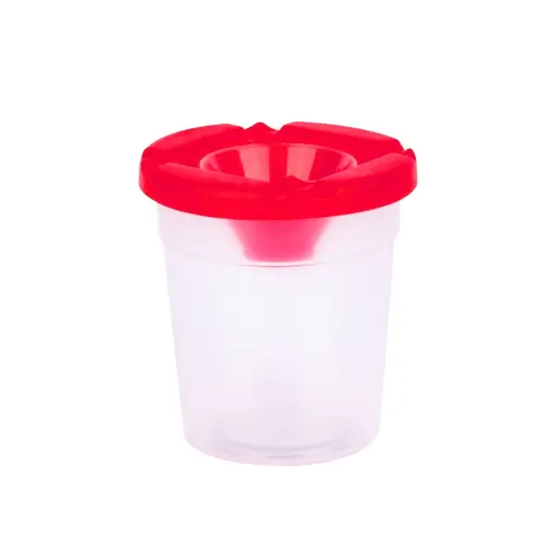 [70021] APLI KIDS BOTE PLÁSTICO PARA PINTURA TAPÓN ANTIVUELCO Ø70×80MM 1UD