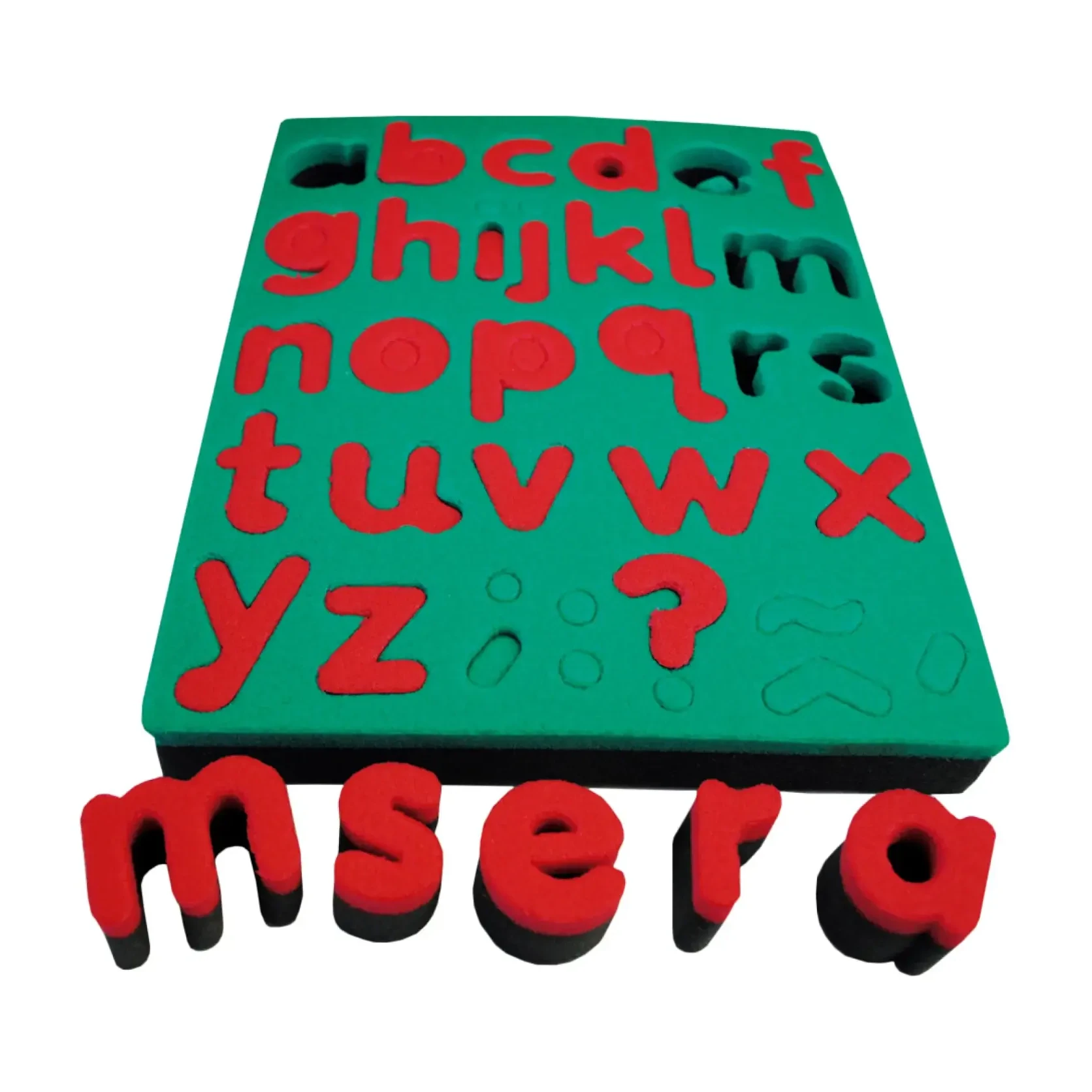[825820] ESPONJAS PARA ESTAMPAR CON PINTURA LETRAS MINÚSCULAS Y SÍMBOLOS HENBEA