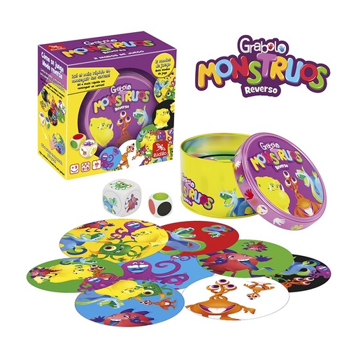 [710526] JUEGO DE MESA LUDILO GRABOLO MONSTRUOS REVERSO