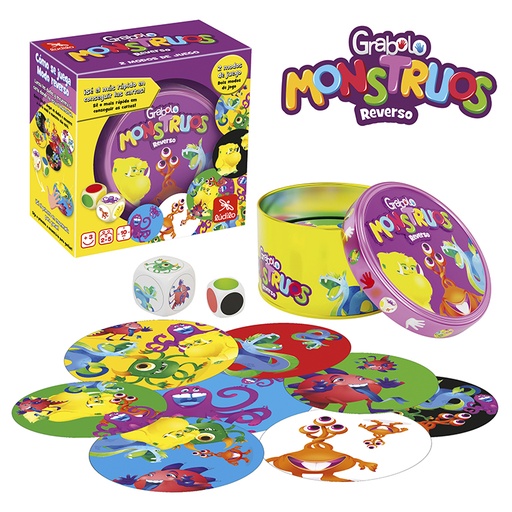 [710526] JUEGO DE MESA LUDILO GRABOLO MONSTRUOS REVERSO