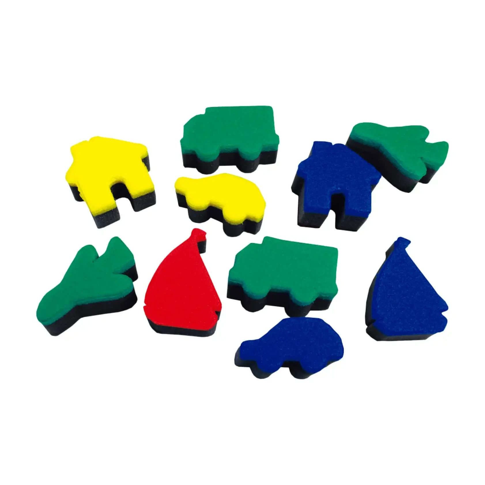 [825827] ESPONJAS PARA ESTAMPAR CON PINTURA TRANSPORTES HENBEA