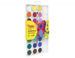 ACUARELA JOVI 24 PASTILLAS 22 MM
