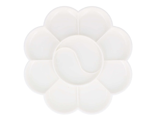 [825131] PALETA DE PLÁSTICO FLOR Ø14 CM 11 COMPARTIMENTOS