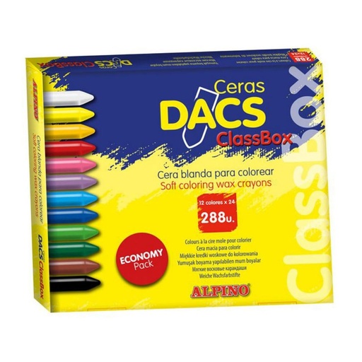 [649413] CERAS DACS ECONOMY PACK 288 UDS 12 COLORES × 24 UDS