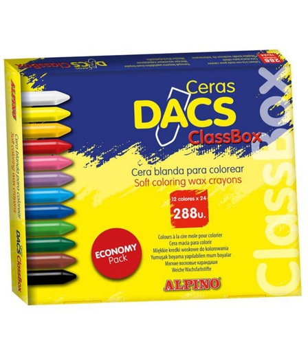 [649413] CERAS DACS ECONOMY PACK 288 UDS 12 COLORES × 24 UDS