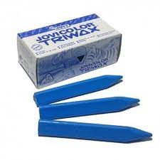 [650233] CERAS JOVI JOVICOLOR TRIWAX AZUL CLARO CAJA 12