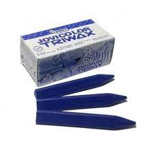 CERAS JOVI JOVICOLOR TRIWAX AZUL OSCURO CAJA 12