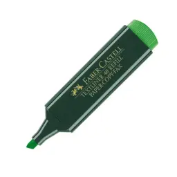 MARCADOR FLUORESCENTE FABER-CASTELL 48-07 VERDE