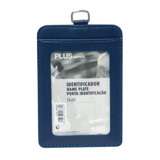 [180840] PORTACARNET PLUS VERTICAL 54X85 AZUL