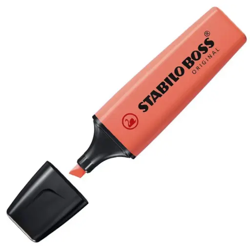 [081499] MARCADOR FLUORESCENTE STABILO BOSS 70 CORAL MELOSO