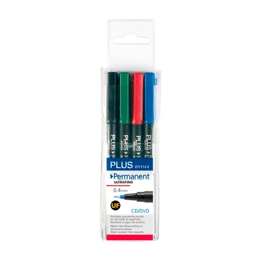 [080544] ROTULADOR PLUS PERMANENTE UF 4 UDS