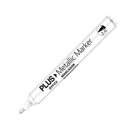 [081427] ROTULADOR PLUS WHITE MARKER 2MM
