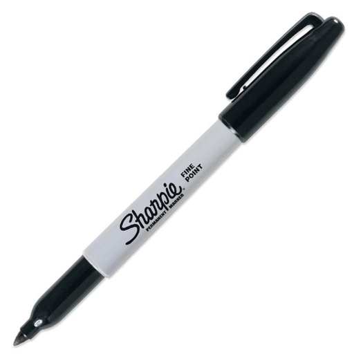[119471] ROTULADOR SHARPIE MARCADOR PERMANENTE NEGRO PUNTA FINA