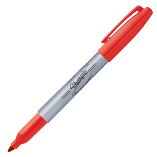 [119473] ROTULADOR SHARPIE MARCADOR PERMANENTE ROJO PUNTA FINA