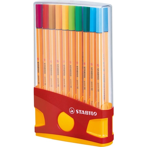 [119907] ROTULADOR STABILO POINT 88 COLORPARADE ESTUCHE 20 ROTULADORES