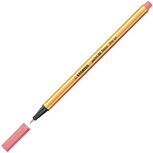 [119043] ROTULADOR STABILO POINT 88 ROJO NEON 