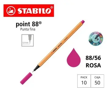 [119892] ROTULADOR STABILO POINT 88 ROSA