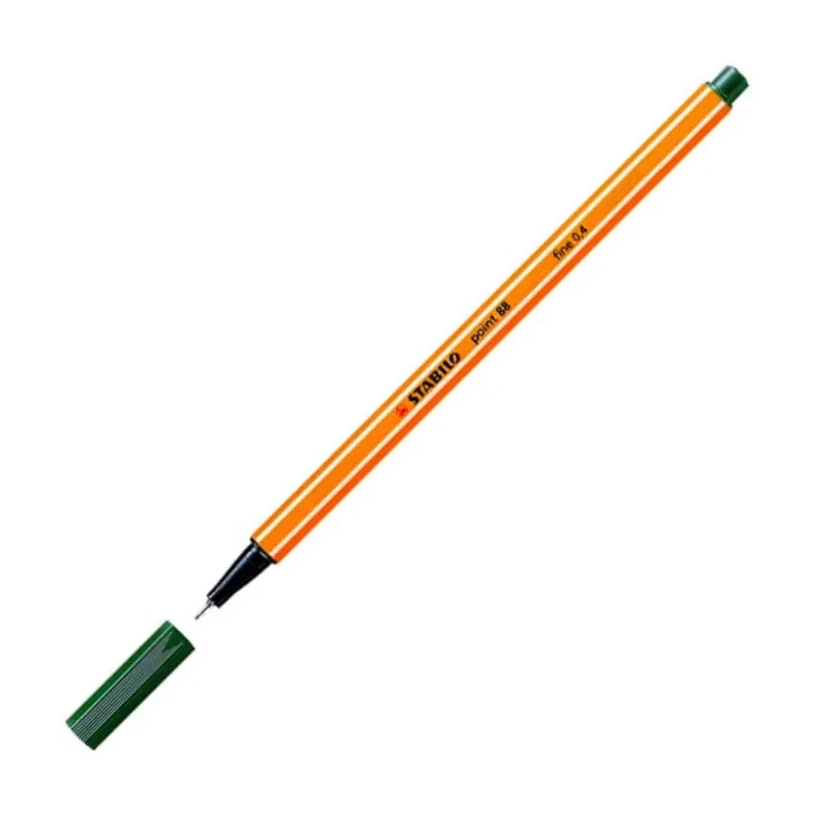 [119050] ROTULADOR STABILO POINT 88 VERDE PINO 