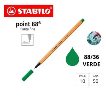 [119903] ROTULADOR STABILO POINT 88 VERDE