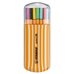 ROTULADOR STABILO POINT 88 ZEBRUI ESTUCHE 20  SURTIDOS 