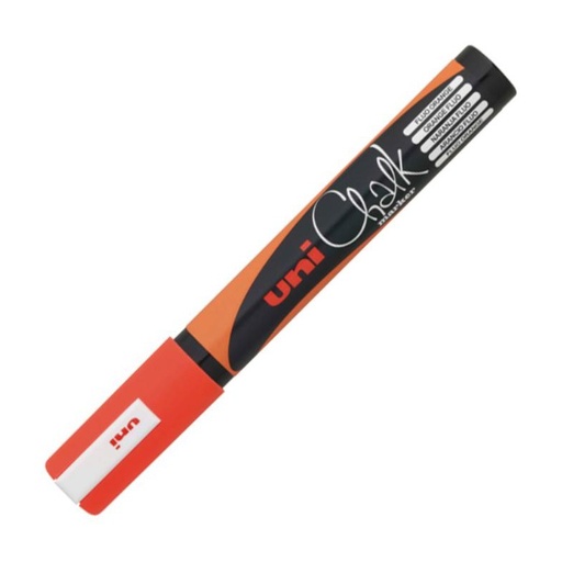[119233] ROTULADOR UNI CHALK TIZA LÍQUIDA NARANJA