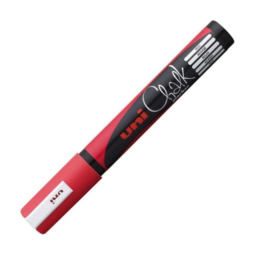[119230] ROTULADOR UNI CHALK TIZA LÍQUIDA ROJO