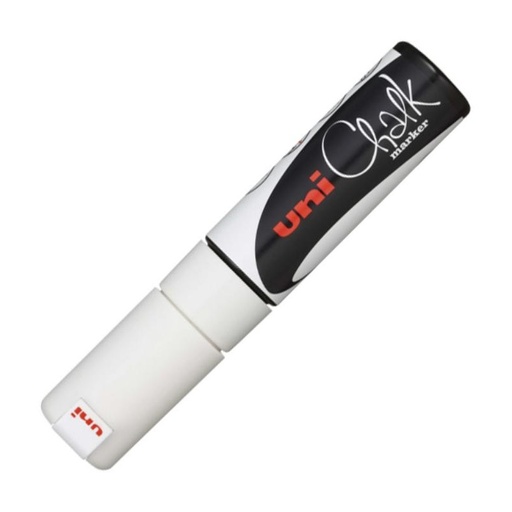 [119244] ROTULADOR UNI CHALK MARCADOR DE TIZA LÍQUIDA 8 MM BLANCO