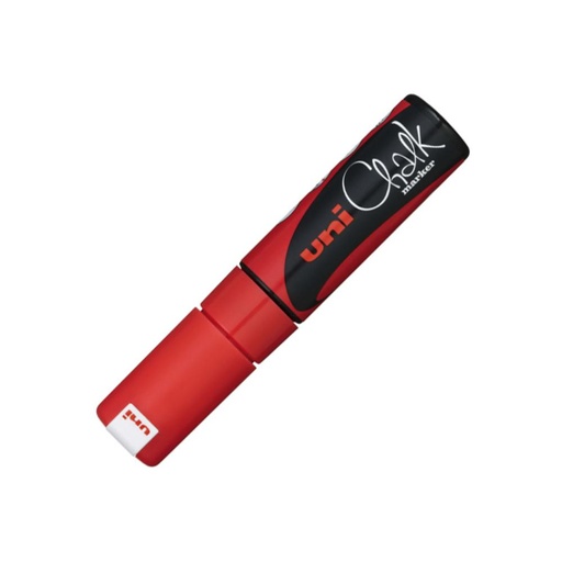 [119238] ROTULADOR UNI CHALK MARCADOR DE TIZA LÍQUIDA 8 MM ROJO