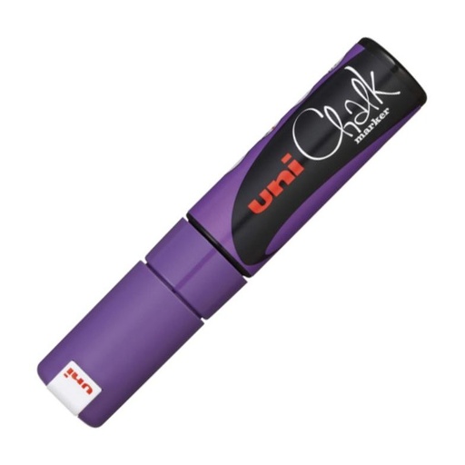 [119242] ROTULADOR UNI CHALK MARCADOR DE TIZA LÍQUIDA 8 MM VIOLETA