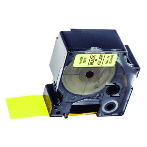 [249930] CINTA DYMO D1 24MM×7 M  NEGRO/AMARILLO