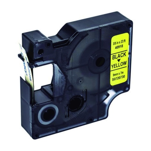 [249956] CINTA DYMO D1 9MM×7M NEGRO/AMARILLO
