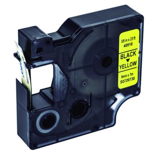 [249956] CINTA DYMO D1 9MM×7M NEGRO/AMARILLO