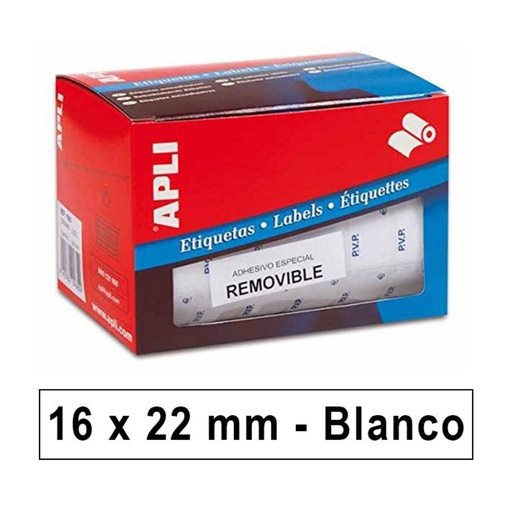 [029132] ETIQUETAS ROLLO APLI 16X22 PVP