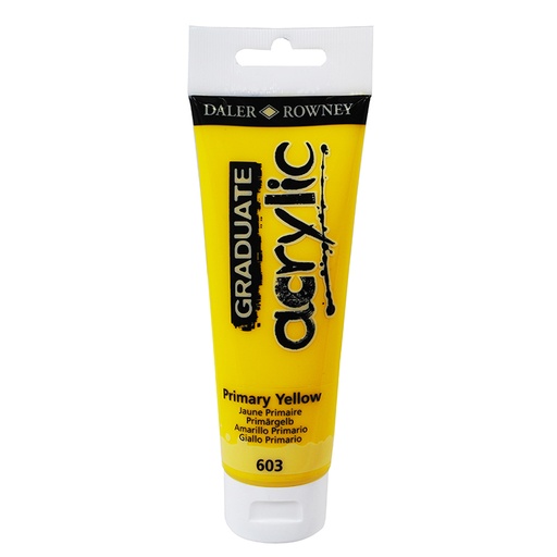[649070] PINTURA ACRÍLICO AMARILLO PRIMARIO 120ML DALER-ROWNEY 
