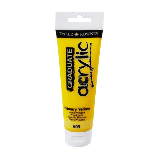[649070] PINTURA ACRÍLICO AMARILLO PRIMARIO 120ML DALER-ROWNEY 