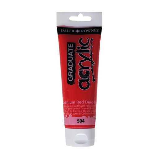 [649071] PINTURA ACRÍLICO ROJO CADMIO 120ML DALER-ROWNEY 