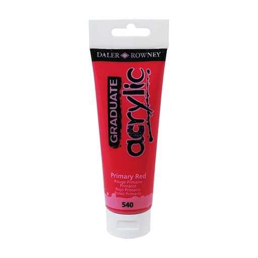 [649072] PINTURA ACRÍLICO ROJO PRIMARIO 120ML DALER-ROWNEY 
