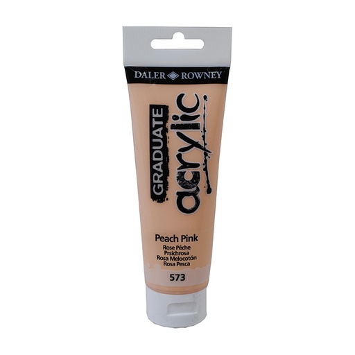 [649078] PINTURA ACRÍLICO ROSA MELOCOTON 120ML DALER-ROWNEY 