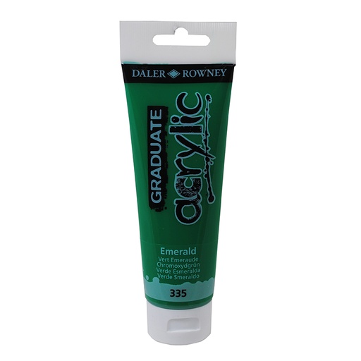 [649077] PINTURA ACRÍLICO VERDE ESMERALDA 120ML DALER-ROWNEY 
