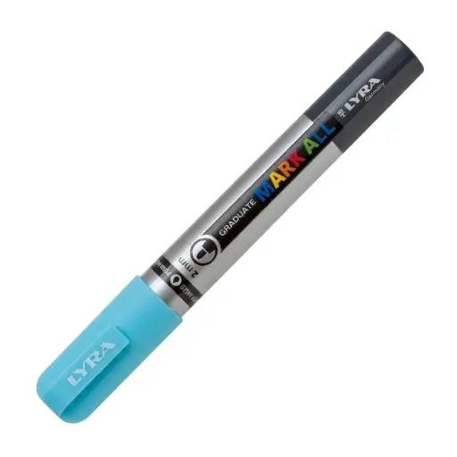 [70095] ROTULADOR ACRÍLICO LYRA MARCADOR 8MM AZUL CLARO