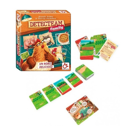 [710465] JUEGO DE CARTAS MERCURIO DETECTEAM FAMILY: UN ROBO DELICIOSO